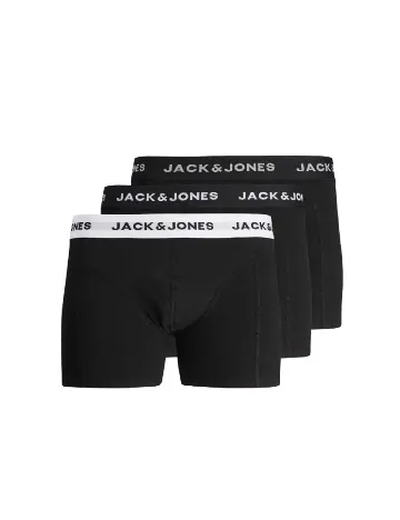 Set Boxeri 3 perechi Jack&Jones, negru