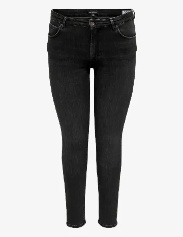 Blugi Only Carmakoma, negru Negru