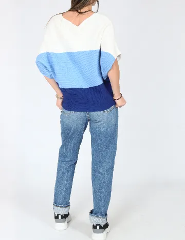 Bluza C&A, alb/albastru Albastru