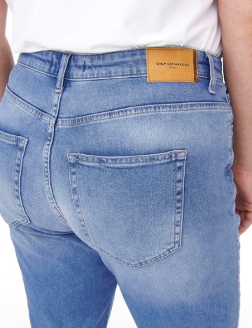 Blugi Only Carmakoma, albastru