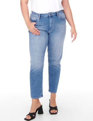 Blugi Only Carmakoma, albastru