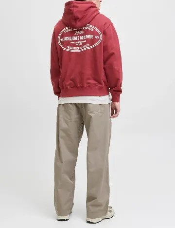 Hanorac Jack&Jones, rosu Rosu