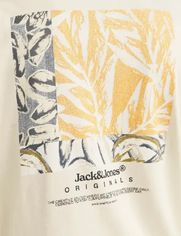 Tricou Jack&Jones, bej Crem