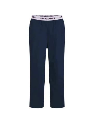 Pijama Jack&Jones, alb/bleumarin