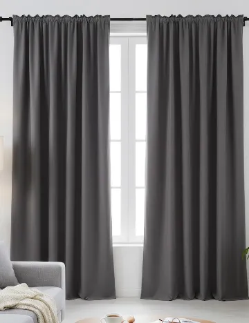 Draperie opacă Studio Home, gri inchis Gri