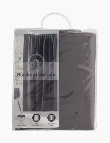 Draperie opacă Studio Home, gri inchis
