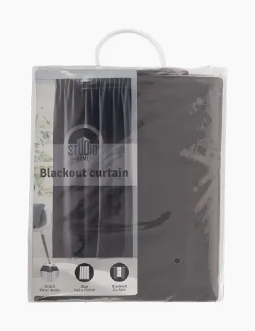 Draperie opacă Studio Home, gri inchis Gri