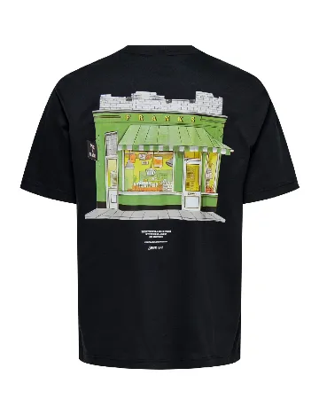 Tricou Only, negru Negru