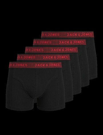 Set Boxeri 5 perechi Jack&Jones, negru