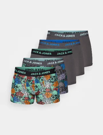 Set Boxeri 5 perechi Jack&Jones, mix culori