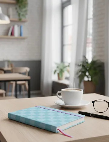 Caiet de notite DLP Industry, albastru