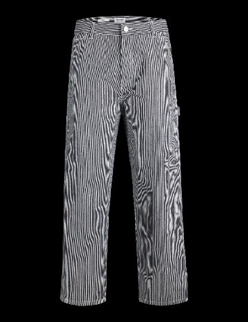 Pantaloni Jack&Jones, bleumarin/alb