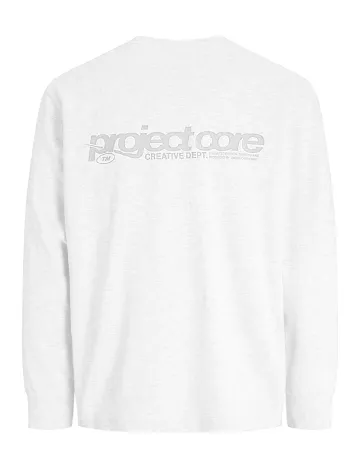 Bluza Oversize Jack&Jones, alb Alb