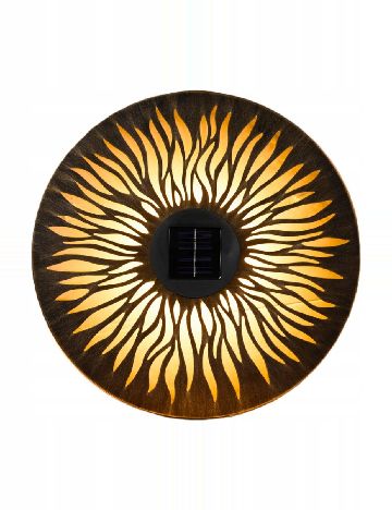 Lampa solara ACTION, auriu