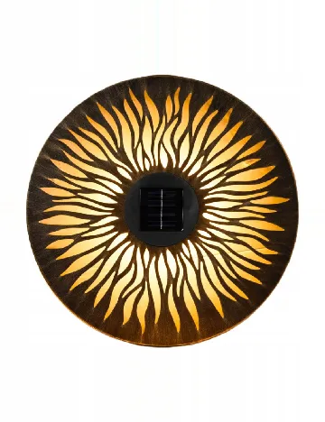 Lampa solara ACTION, auriu Galben