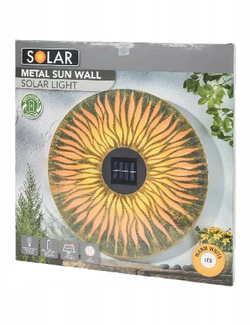 Lampa solara ACTION, auriu Galben