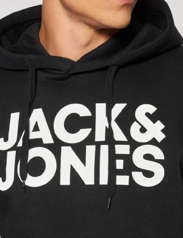 Set Hanorace 2 bucati Jack&Jones, negru/bleumarin