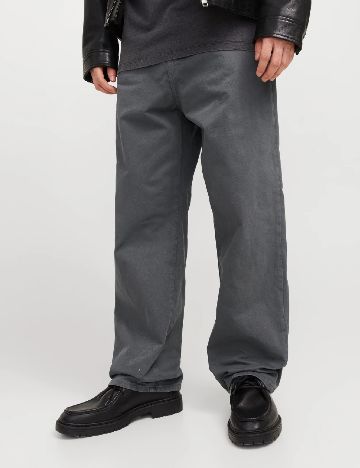 Blugi Jack&Jones, gri petrol