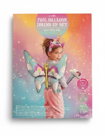 Set baloane unicorn 3 bucati AVEC, mix culori