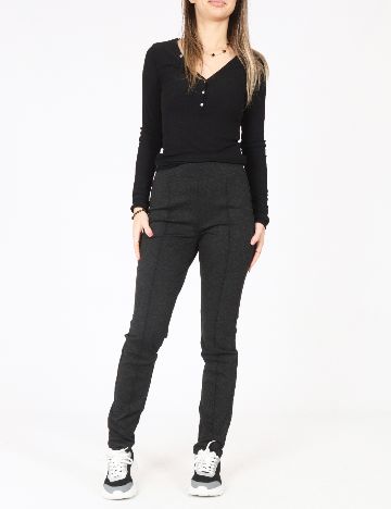 Pantaloni C&A, gri inchis