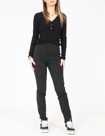 Pantaloni C&A, gri inchis