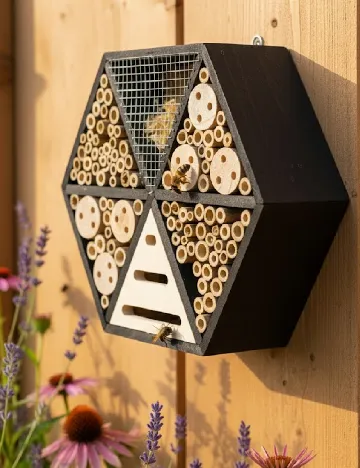 Casa pentru insecte ACTION, negru Negru