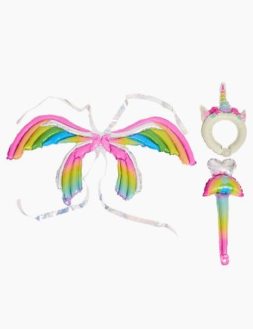 Set baloane unicorn 3 bucati AVEC, mix culori