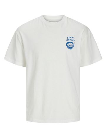 Tricou Jack&Jones, alb/albastru