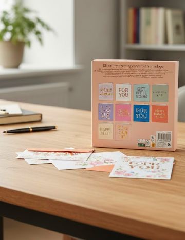 Set felicitari DLP Industry, mix culori