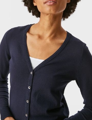 Cardigan C&A, bleumarin