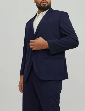 Sacou Jack&Jones Plus Size Men, bleumarin Albastru