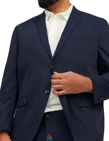 Sacou Jack&Jones Plus Size Men, bleumarin Albastru