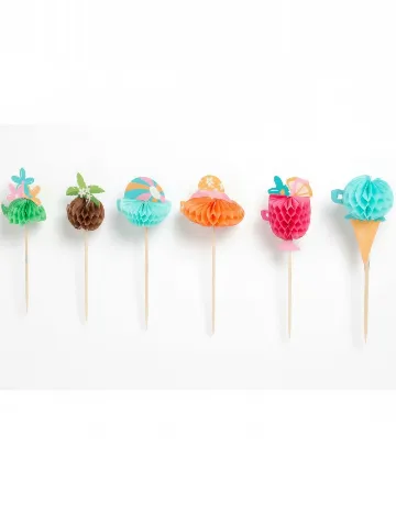 Decoratiuni cocktail DLP Industry, mix culori