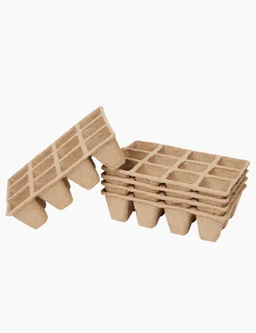 Set cutii pentru rasaduri 5 bucati ACTION, maro Maro