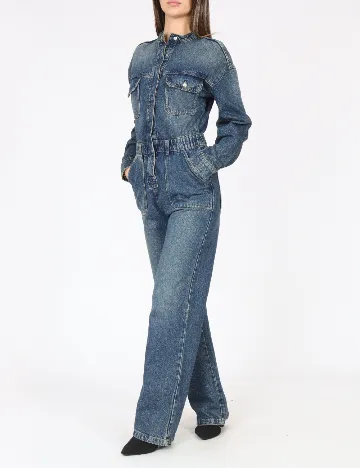 Salopeta C&A, albastru