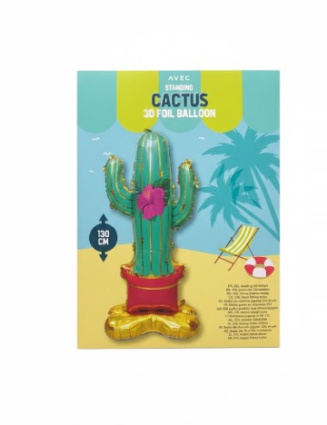 Balon XXL cu cactus AVEC, mix culori