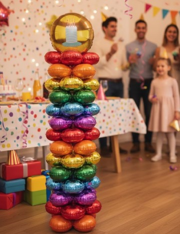 Set baloane de folie AVEC, mix culori