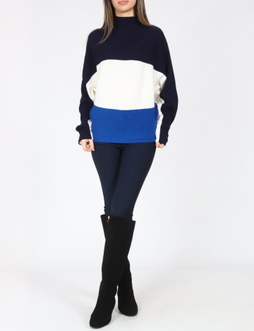 Bluza C&A, albastru/alb