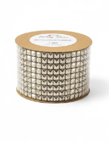 Accesoriu decorativ Hobby Flora, argintiu Gri