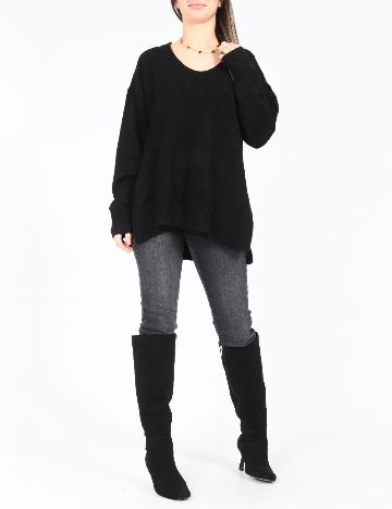 Pulover Oversize C&A, negru