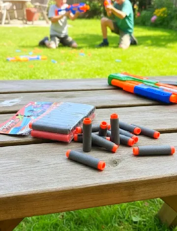 Gloante de spuma Toi-Toys, gri/roz