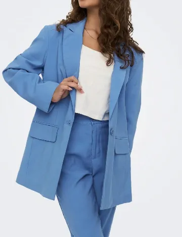 Sacou Oversize Only, albastru Albastru