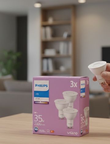 Set spoturi LED 35W, 230 lumeni 3 bucati PHILIPS, alb