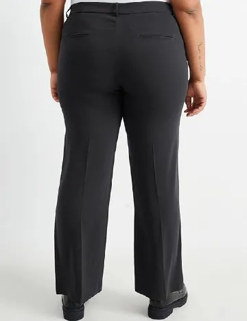 Pantaloni C&A Plus Size, negru Negru