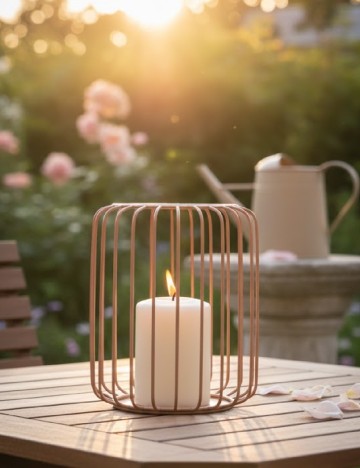 Felinar Seasons & Style, roz pudra inchis