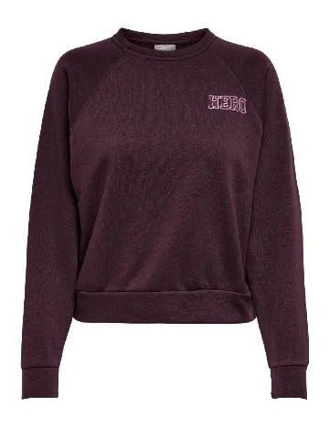 Bluza Only, pruna Mov