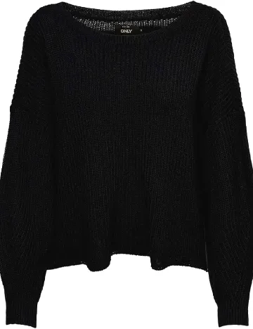 Pulover Only Carmakoma, negru