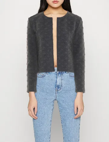 Cardigan Jacqueline de Yong, gri Gri