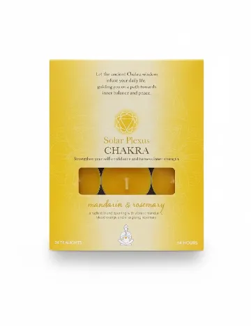 Set lumanari parfumate ACTION, galben