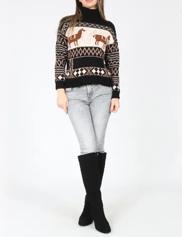 Pulover Zara, negru Negru